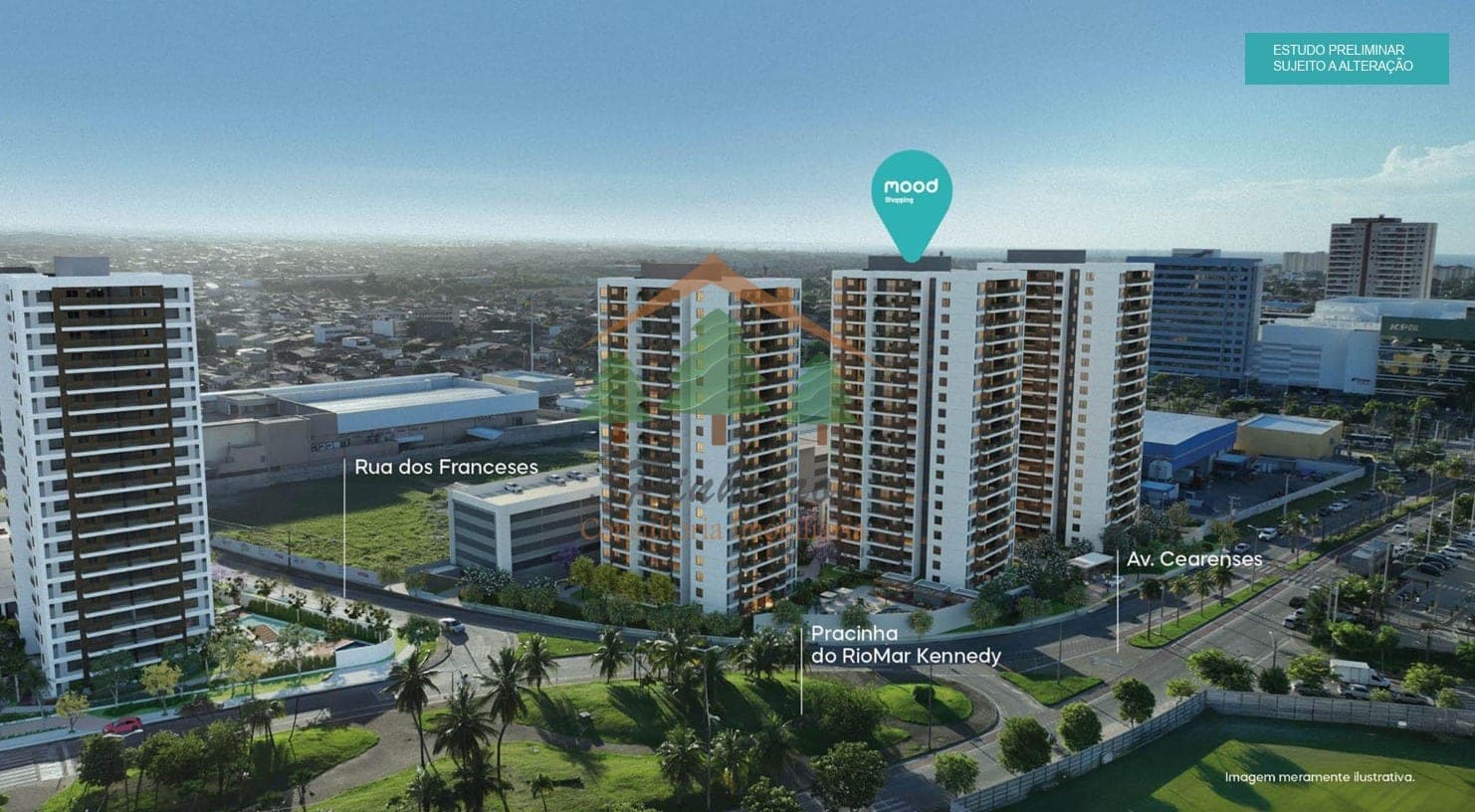Mood Shopping – Apartamentos no Presidente Kennedy,2 e 3 quartos- Fortaleza