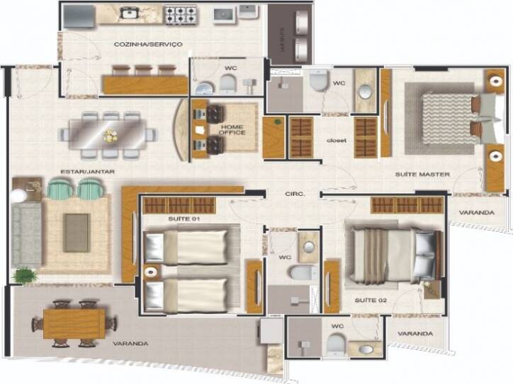 Apartamento à venda com 3 quartos, 100m² - Foto 21