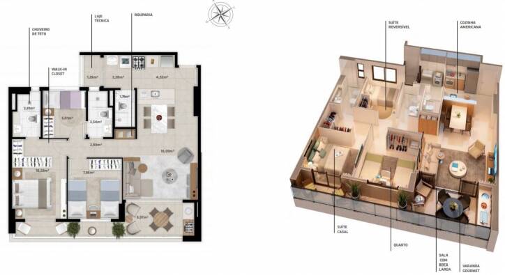 Apartamento à venda com 3 quartos, 81106m² - Foto 7