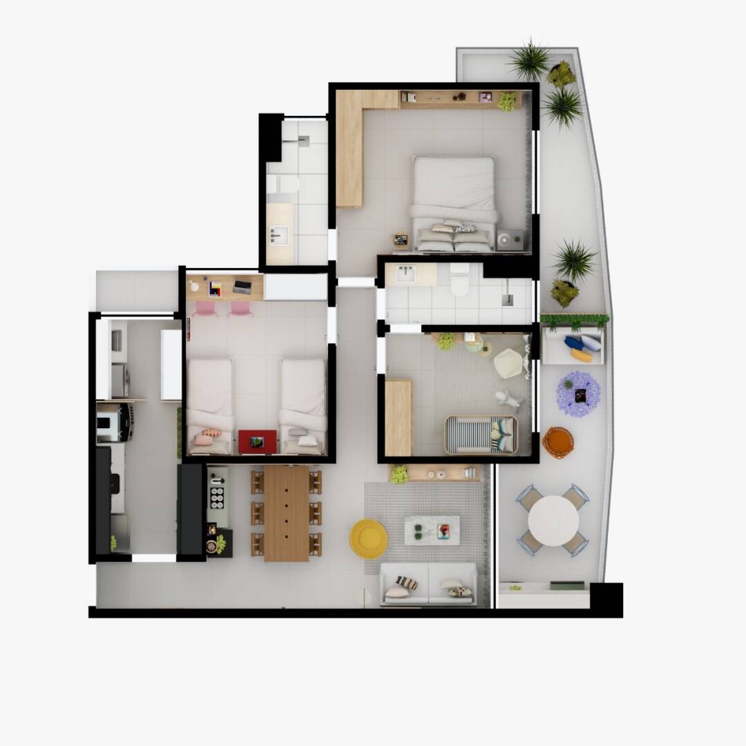 Apartamento à venda com 3 quartos, 90m² - Foto 20