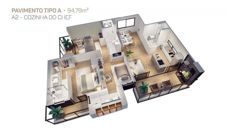 Apartamento à venda com 3 quartos, 79m² - Foto 10