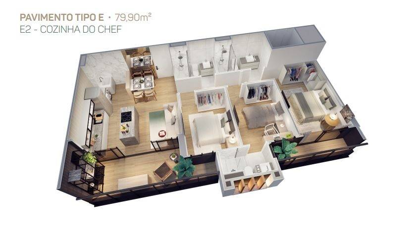 Apartamento à venda com 3 quartos, 79m² - Foto 26