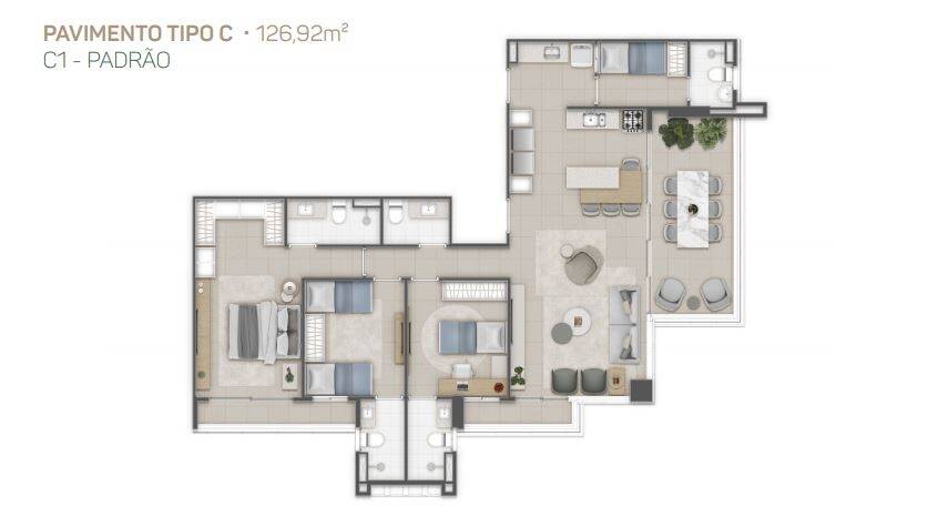 Apartamento à venda com 3 quartos, 79m² - Foto 18