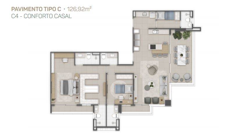 Apartamento à venda com 3 quartos, 79m² - Foto 20