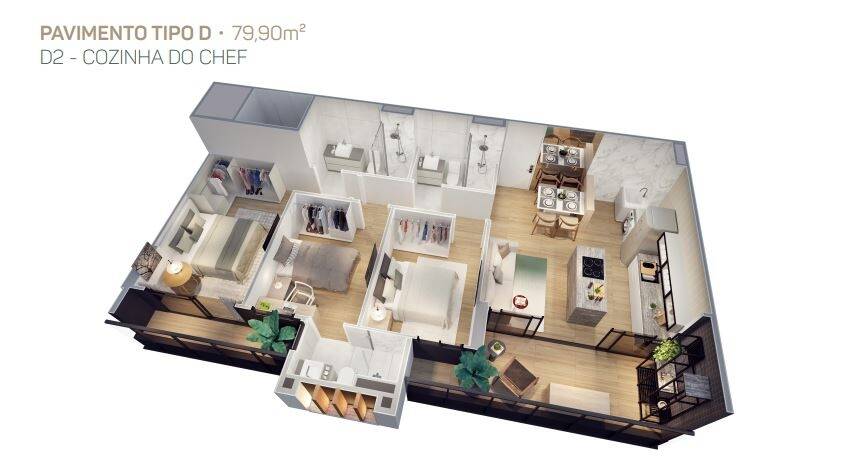 Apartamento à venda com 3 quartos, 79m² - Foto 21