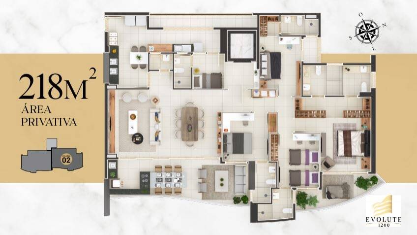 Apartamento à venda com 5 quartos, 218m² - Foto 24