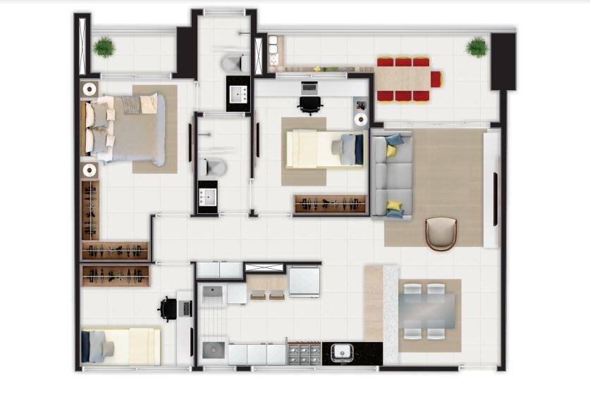 Apartamento à venda com 3 quartos, 78113m² - Foto 20