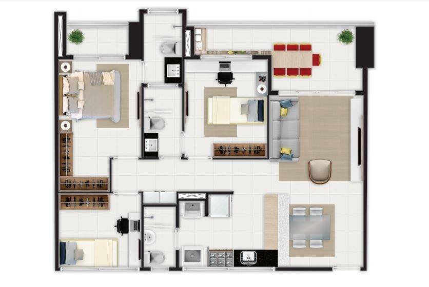 Apartamento à venda com 3 quartos, 78113m² - Foto 21