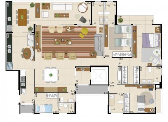 Apartamento à venda com 3 quartos, 152189m² - Foto 28