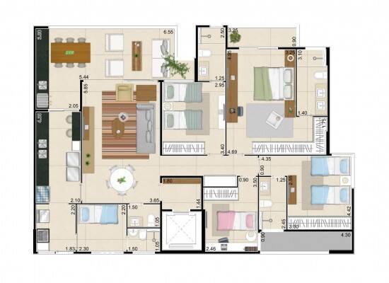 Apartamento à venda com 3 quartos, 152189m² - Foto 29