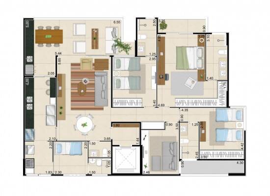 Apartamento à venda com 3 quartos, 152189m² - Foto 30