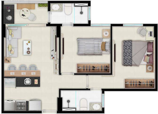 Apartamento à venda com 2 quartos, 5577m² - Foto 31