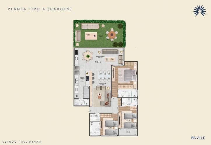 Apartamento à venda com 3 quartos, 75150m² - Foto 5