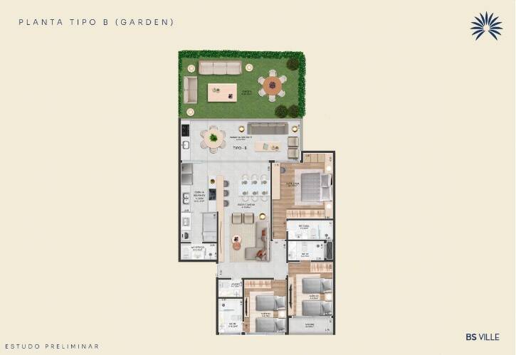 Apartamento à venda com 3 quartos, 75150m² - Foto 6