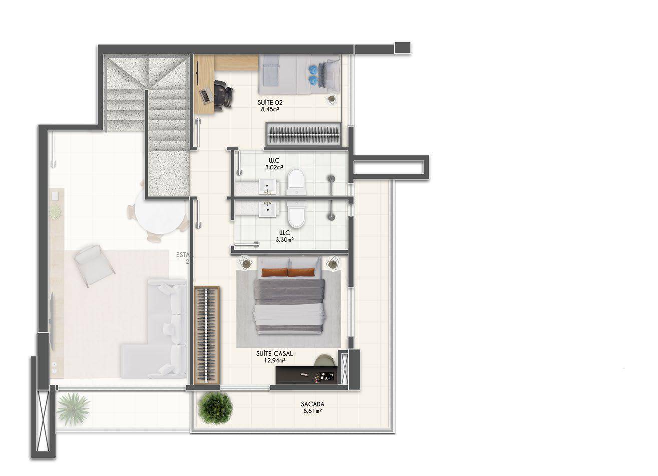 Apartamento à venda com 3 quartos, 104160m² - Foto 20