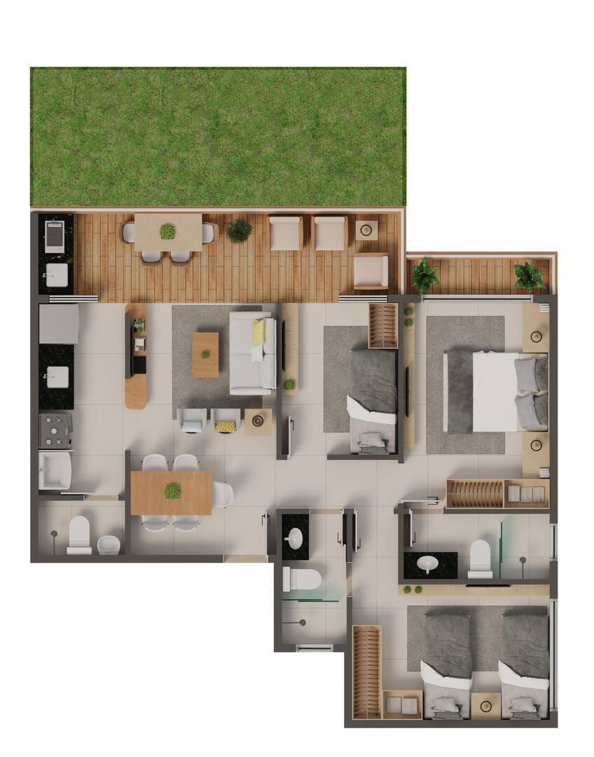 Apartamento à venda com 3 quartos, 75150m² - Foto 25