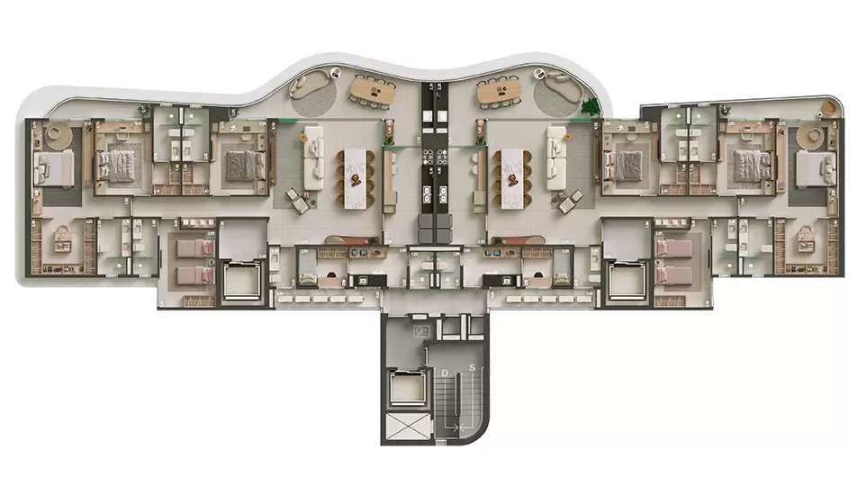 Apartamento à venda com 4 quartos, 163203m² - Foto 11