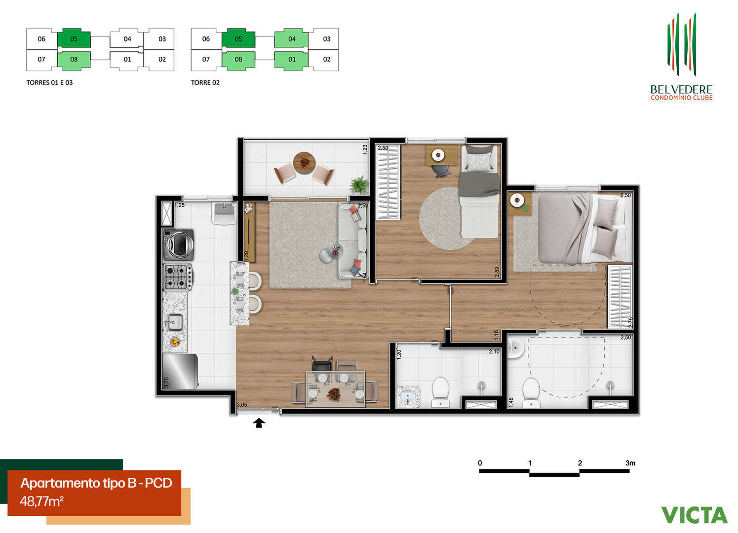 Apartamento à venda com 2 quartos, 4852m² - Foto 26