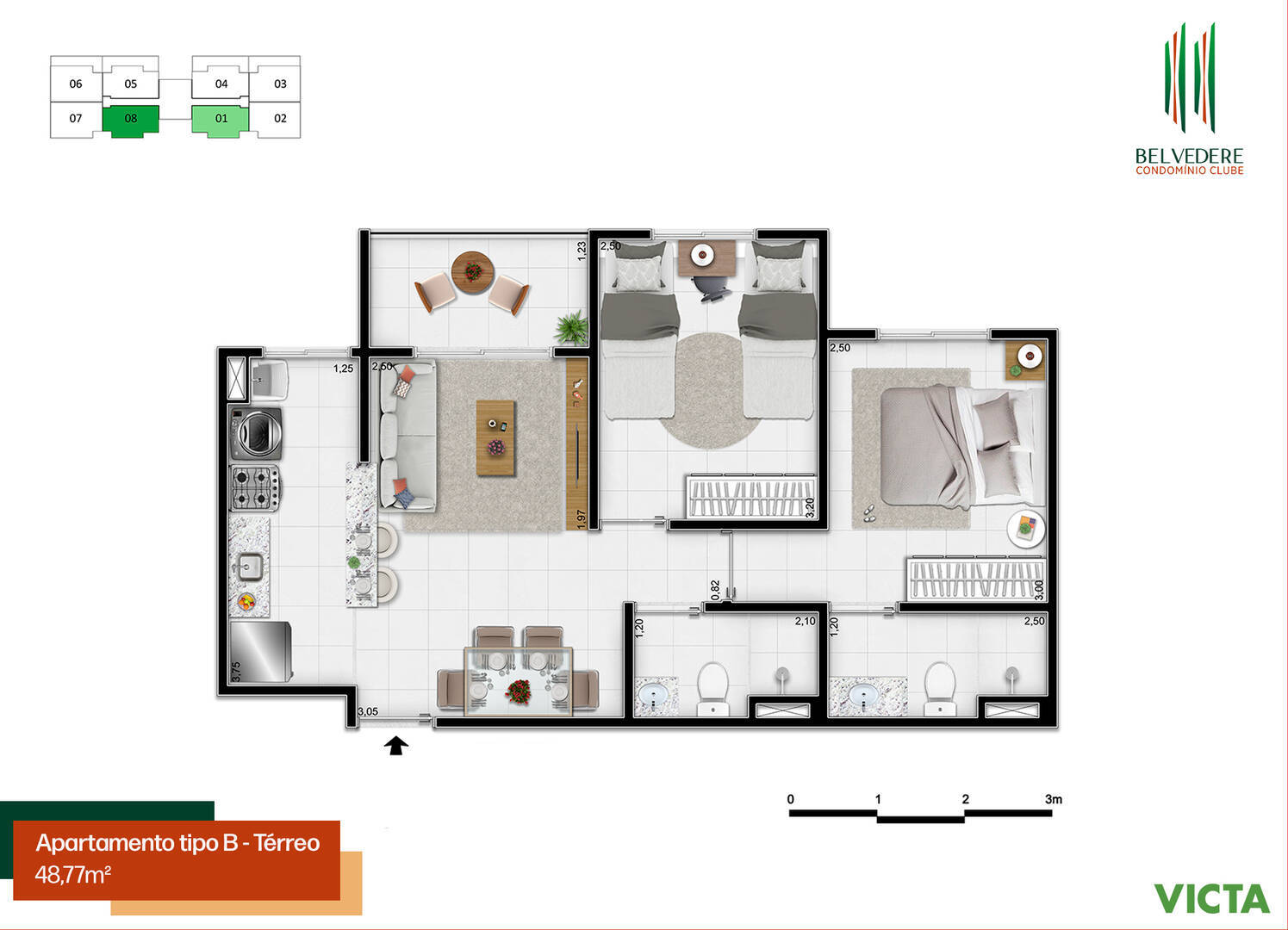 Apartamento à venda com 2 quartos, 4852m² - Foto 27