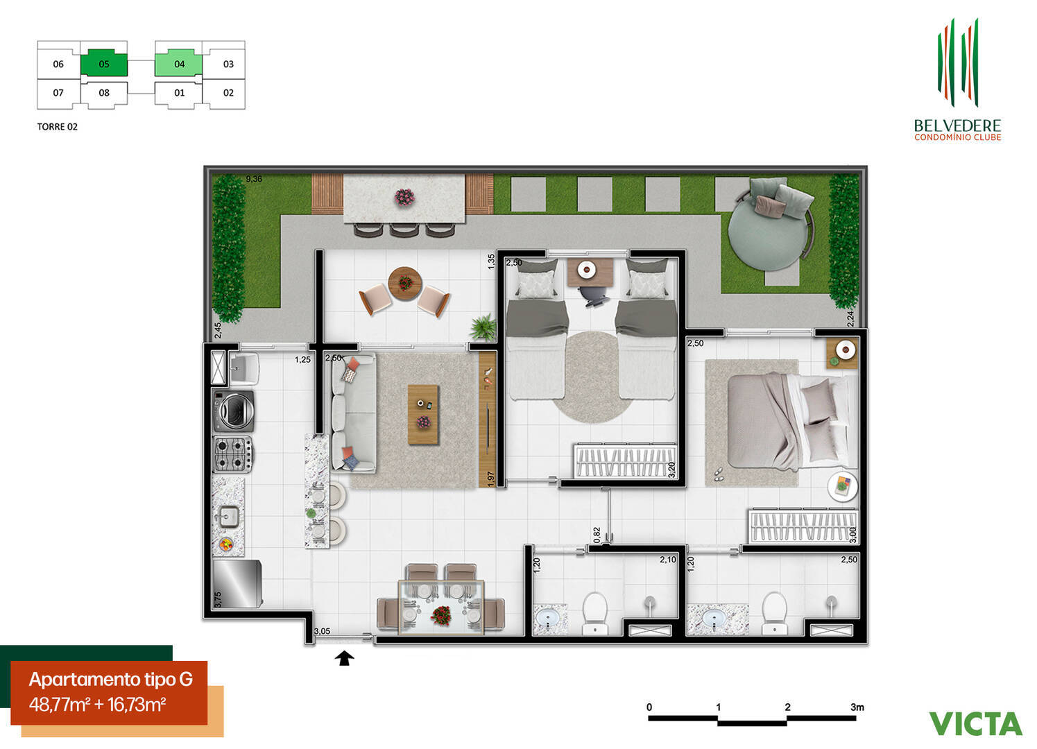 Apartamento à venda com 2 quartos, 4852m² - Foto 32