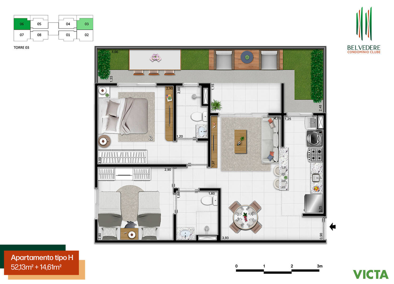 Apartamento à venda com 2 quartos, 4852m² - Foto 33