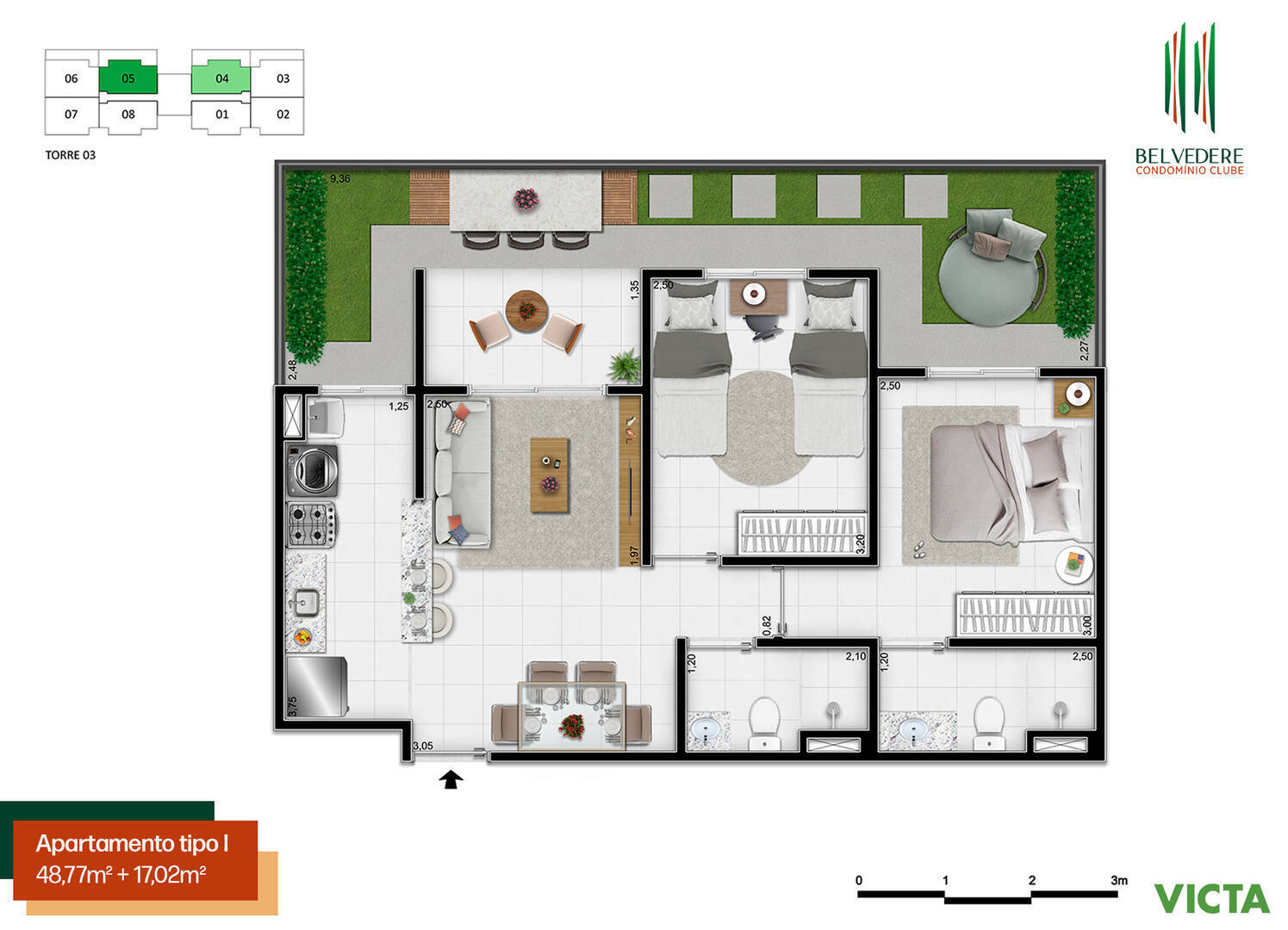 Apartamento à venda com 2 quartos, 4852m² - Foto 34