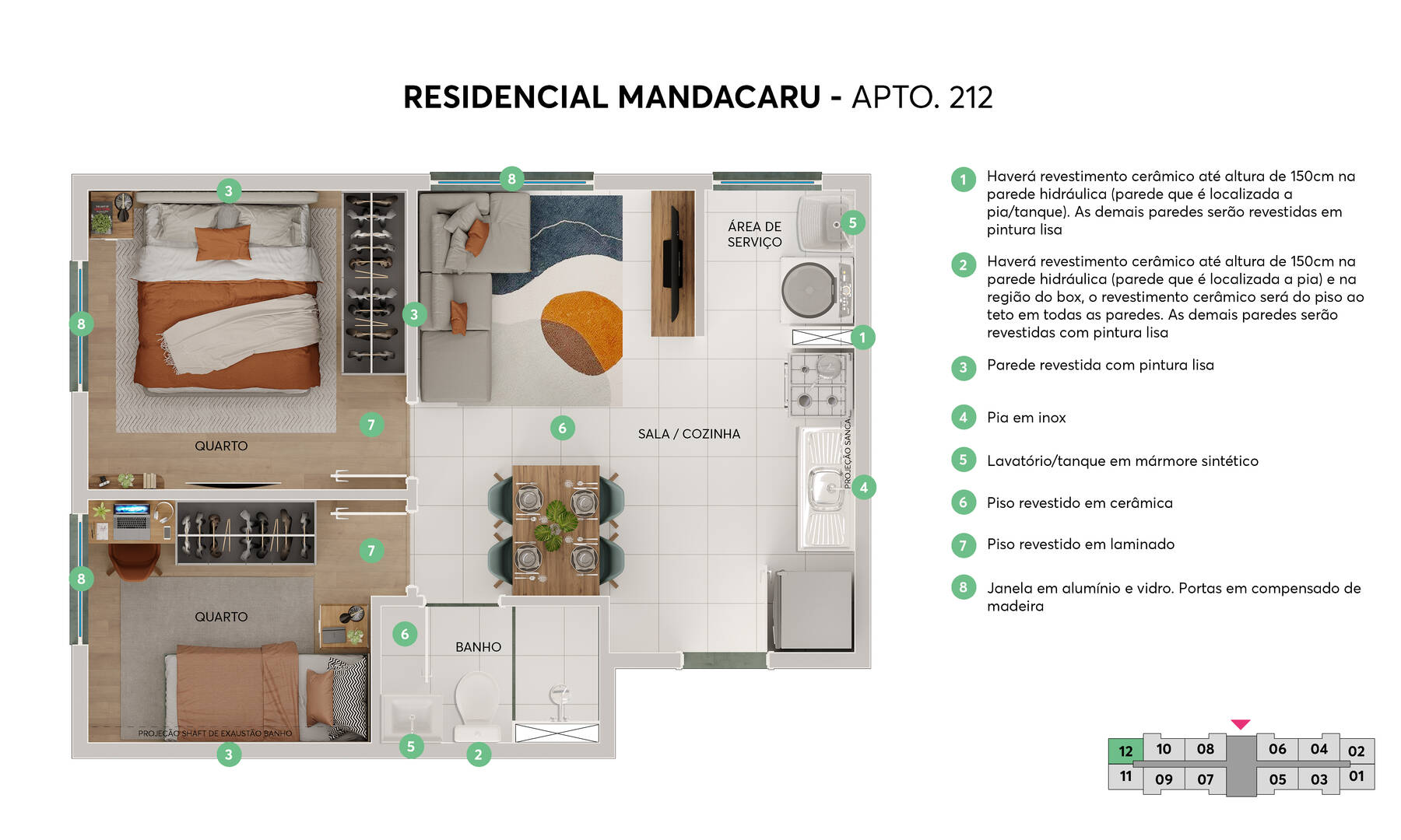 Apartamento à venda com 2 quartos, 3643m² - Foto 15