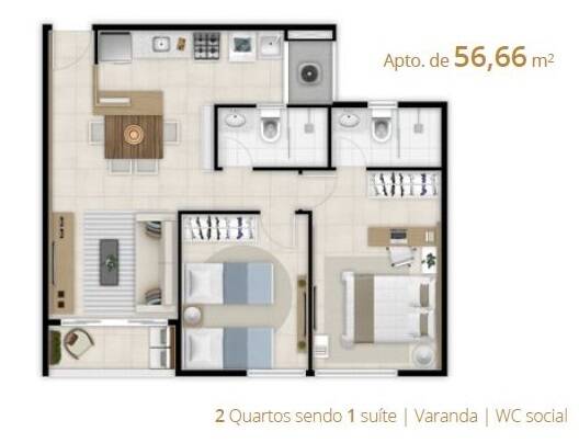 Apartamento à venda com 3 quartos, 75m² - Foto 23