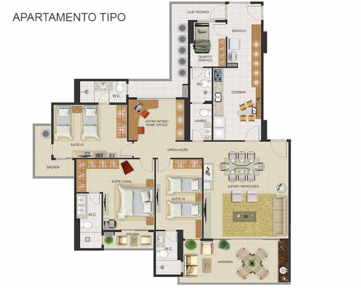 Apartamento à venda com 4 quartos, 162m² - Foto 5